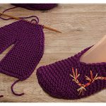 Seamless Slippers Free Knitting Pattern and Video Tutorial