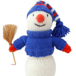 Sparkling Snowman Free Knitting Pattern