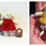 Tiny Bunny Couple Free Knitting Pattern