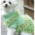 Turtleneck Dog Sweater Free Knitting Pattern