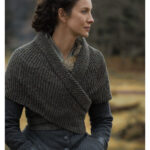 A wrap inspired by Claire Fraser Free Knitting Pattern