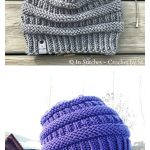 CC Style Boulder Beanie Hat Free Knitting Pattern