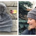 CC Style Boulder Beanie Hat Free Knitting Pattern