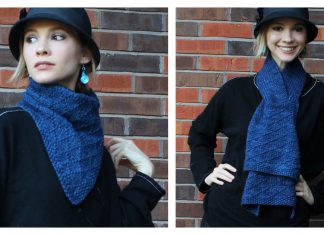 Multi-Wear Scarf Free Knitting Pattern