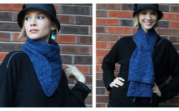 Multi-Wear Scarf Free Knitting Pattern