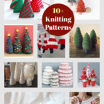 10+ Easy Christmas Tree Free Knitting pattern and Paid