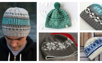 Fair Isle Hat Free Knitting Pattern