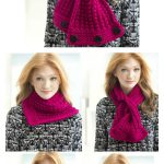 Snappy Slit Multi-Wear Scarf Free Knitting Pattern