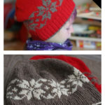 Snow Stars Fair Isle Hat Free Knitting Pattern