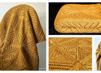 Square Dance Blanket Free Knitting Pattern