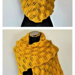 Sunflower Swirls Lace Shawl Free Knitting Pattern
