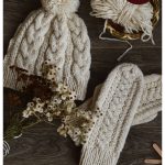 Tiilda Hat and Mittens Free Knitting Pattern