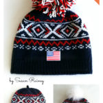 Winter Games Fair Isle Hat Free Knitting Pattern