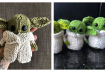 9 Amigurumi Yoda Doll Free Knitting Patterns