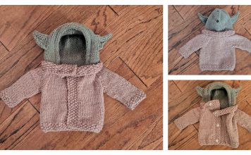 Baby Yoda Sweater Free Knitting Pattern
