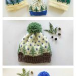 Bundle Pine Tree Hat Knitting Pattern