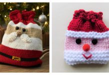 Christmas Gift Bag Free Knitting Pattern