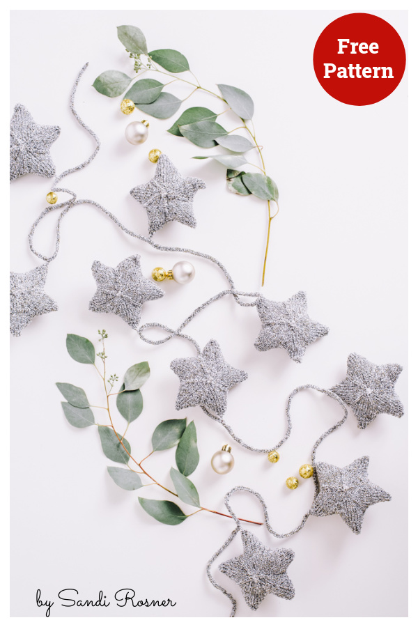 Star Ornament Free Knitting Pattern