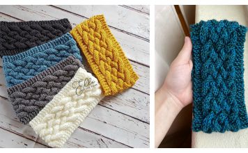 Cable Headband Free Knitting Pattern