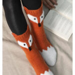Foxy Lady Ankle Socks Knitting Pattern