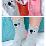 Fun Animal Socks Knitting Pattern