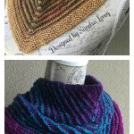 Jindivick Striped Bandana Cowl Free Knitting Pattern
