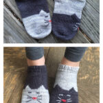 Kitty Ankle Socks Free Knitting Pattern