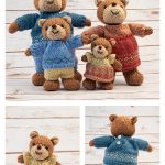 Bear Family Knitting Pattern