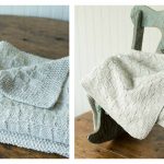Block Stitch Baby Blanket Free Knitting Pattern