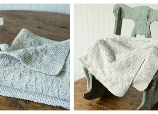 Block Stitch Baby Blanket Free Knitting Pattern