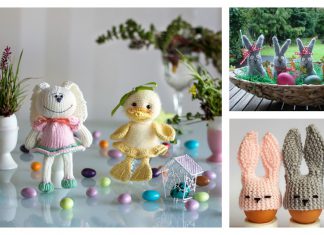 Easter Bunny Egg Cozy Free Knitting Pattern