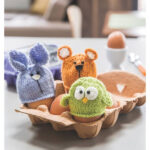 Forest Animals Egg Cosies Free Knitting Pattern