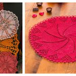 Heart Doily Free Knitting Pattern