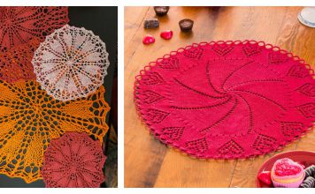 Heart Doily Free Knitting Pattern