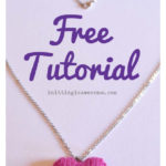 Heart Puff Necklace Free Knitting Pattern