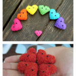 Hearts Free Knitting Pattern