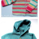Little Peach Baby Cardigan Knitting Pattern