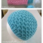 Mesh Stitch Hat Free Knitting Pattern