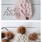 The Double Heart Hat Knitting Pattern