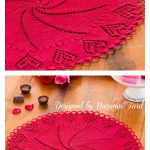 Valentine Heart Doily Free Knitting Pattern