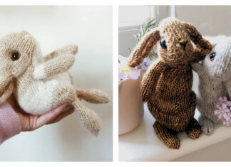 Easter Bunny Free Knitting Pattern