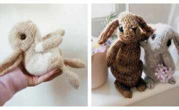 Easter Bunny Free Knitting Pattern