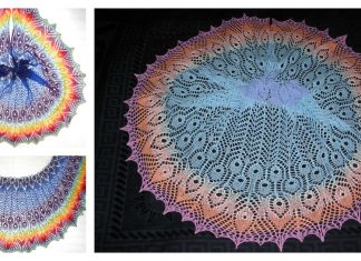 Gamayun Bird Shawl Free Knitting Pattern