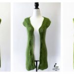 Long Vest Free Knitting Pattern