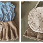 Round Bag Free Knitting Pattern