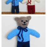 Wilfred Teddy Bear Free Knitting Pattern