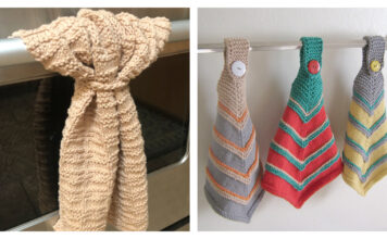 10+ Hanging Dish Towel Free Knitting Pattern