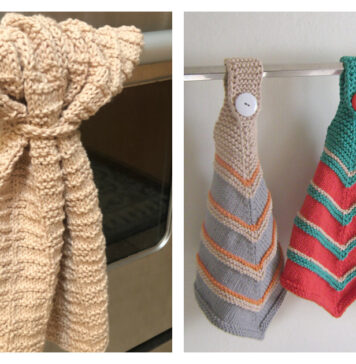 10+ Hanging Dish Towel Free Knitting Pattern