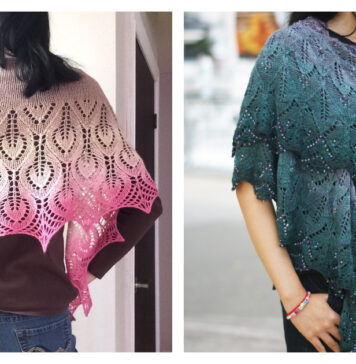 10 Leaf Lace Shawl Knitting Patterns