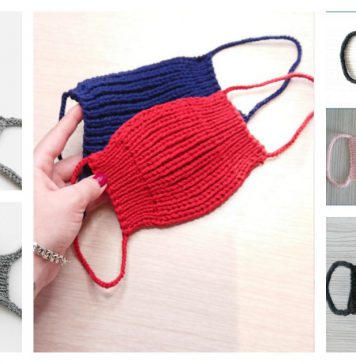 Face Mask Free Knitting Pattern and Paid
